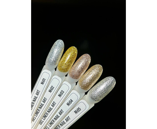 Зображення 2 Гель-лак Milano Gel Liner Nail Art 05, 8 мл, Об'єм (мл, г): 8, Колір: 05