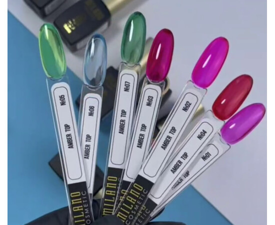 Изображение 2 Топ витражный Milano Amber 07, 10 мл, Объем (мл, г): 10, Цвет: 07