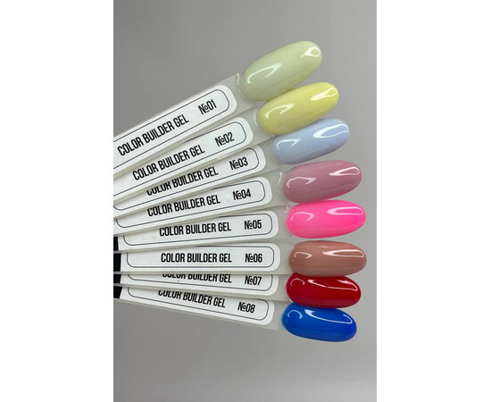 Зображення 2 Моделюючий гель Milano Color Builder Gel 07, 30 мл, Об'єм (мл, г): 30, Колір: 07