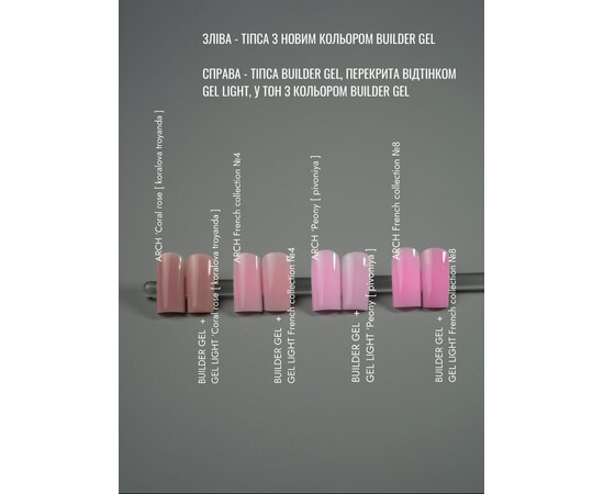 Зображення 2 Моделюючий гель DA'23 Builder Gel Arch Peony півонія, 30 мл, Об'єм (мл, г): 30, Колір: peony