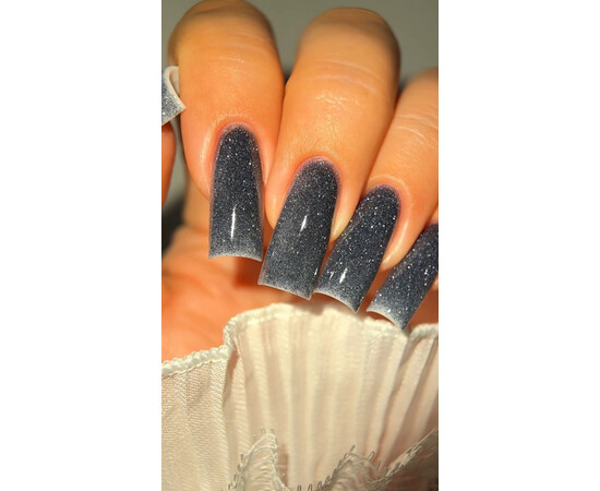 Зображення 3 Гель-лак Steffani Starlight 01 темно-сірий з шимером, 5 мл, Об'єм (мл, г): 5, Колір: 01