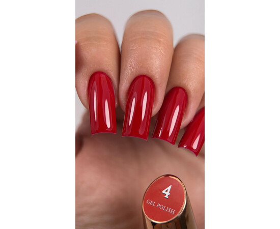 Зображення 2 Гель-лак без ТРО Steffani Color 004 карміново-червоний, 5 мл, Об'єм (мл, г): 5, Колір: 004