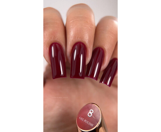 Зображення 2 Гель-лак без ТРО Steffani Color 008 рубіновий, 5 мл, Об'єм (мл, г): 5, Колір: 008