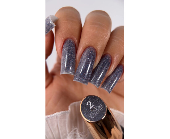 Зображення 2 Гель-лак Steffani Starlight 02 бузковий з шимером, 5 мл, Об'єм (мл, г): 5, Колір: 02