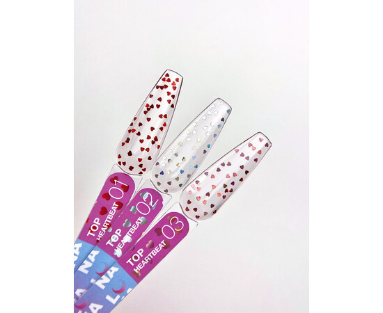 Зображення 4 Топ для гель-лаку LUNAMoon Top Heartbeat 01, 13 мл, Об'єм (мл, г): 13, Колір: 01