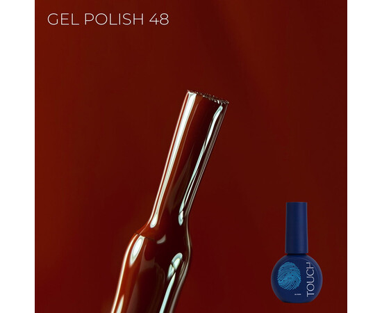 Зображення 2 Гель-лак Touch Basic collection 48 винный, 9 мл, Об'єм (мл, г): 9, Колір: 48