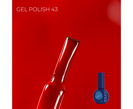 Изображение 2 Гель-лак Touch Basic collection 43 красный, 9 мл, Объем (мл, г): 9, Цвет: 43