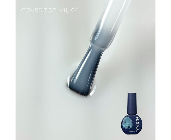 Зображення 2 Топ камуфлюючий без липкого шару Touch Top Cover Milky, 7 мл, Об'єм (мл, г): 7, Колір: Milky