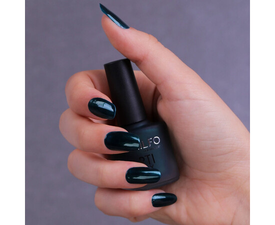 Изображение 2 Лак для ногтей Komilfo ArtiLux 028 глубокий зеленый, с микроблеском, 8 мл, Объем (мл, г): 8, Цвет: 028