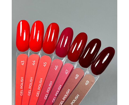 Зображення 3 Гель-лак Touch Basic collection 44 алый, 9 мл, Об'єм (мл, г): 9, Колір: 44