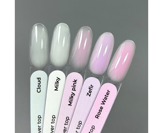 Изображение 3 Топ камуфлирующий без липкого слоя Touch Top Cover Milky Pink, 7 мл, Объем (мл, г): 7, Цвет: Milky Pink