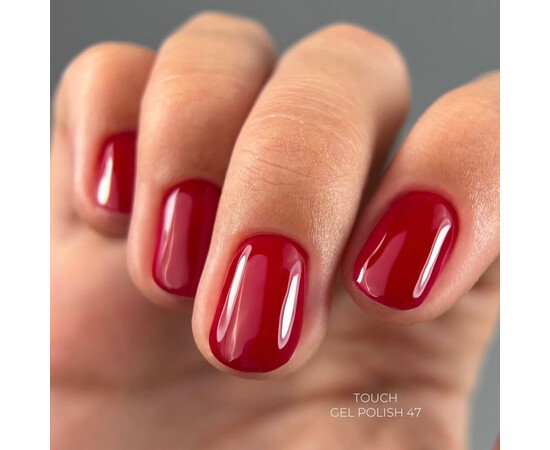 Зображення 4 Гель-лак Touch Basic collection 47 темно-красный, 9 мл, Об'єм (мл, г): 9, Колір: 47