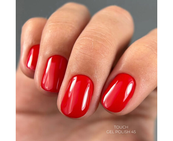 Зображення 4 Гель-лак Touch Basic collection 45 ярко-красный, 9 мл, Об'єм (мл, г): 9, Колір: 45