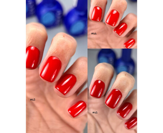 Зображення 5 Гель-лак Touch Basic collection 44 алый, 9 мл, Об'єм (мл, г): 9, Колір: 44