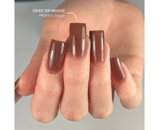 Изображение 6 Топ камуфлирующий без липкого слоя Touch Top Cover Bronze, 7 мл, Объем (мл, г): 7, Цвет: Bronze