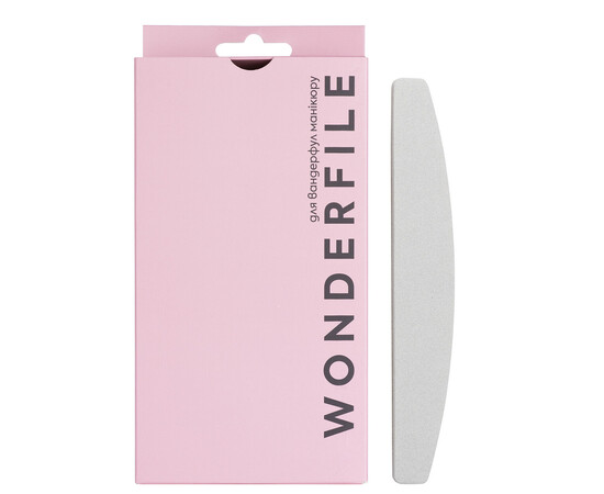 Зображення 2 Файл-баф Wonderfile Півмісяць 162х24 мм, 400 гріт 14 шт