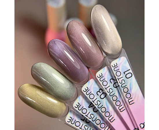 Изображение 3 Гель-лак кошачий глаз Toki Toki Moonstone MS03 фиолетовый, 5 мл, Объем (мл, г): 5, Цвет: 03