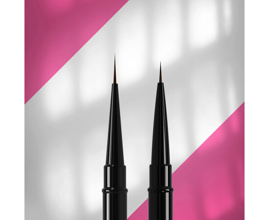 Изображение 2 Кисточка двухсторонняя Staleks Pro Expert NBE-01/03 лайнер 7 мм / лайнер 10 мм