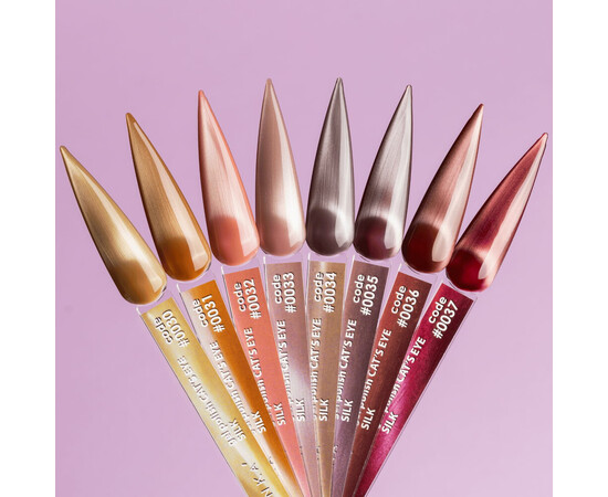 Изображение 2 Гель-лак кошачий глаз DNKa Gel Polish Cat's Eye Silk 0033, 12 мл, Объем (мл, г): 12, Цвет: 0033