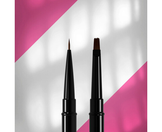 Зображення 2 Пензлик двосторонній Staleks Pro Expert NBE-01/04 лайнер 7 мм / для гелю 7 мм