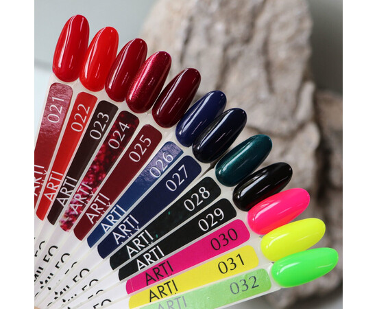 Зображення 3 Лак для нігтів Komilfo ArtiLux 032 яскравий салатовий, неон, 8 мл, Об'єм (мл, г): 8, Колір: 032