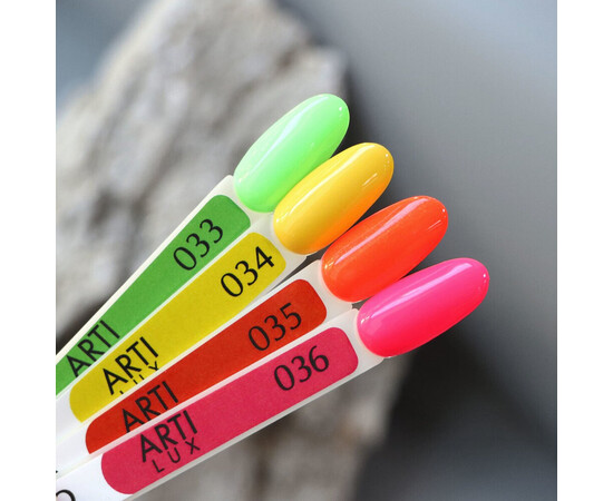 Зображення 4 Лак для нігтів Komilfo ArtiLux 035 помаранчевий, з шиммером, 8 мл, Об'єм (мл, г): 8, Колір: 035