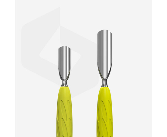 Изображение 3 Лопатка маникюрная с силиконовой ручкой Staleks Pro Gummy Uniq 10 Type 1 (пушер округлый широкий + пушер округлый узкий)