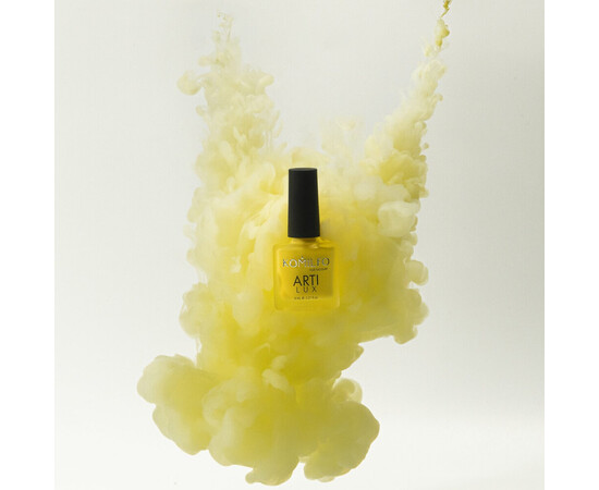 Зображення 3 Лак для нігтів Komilfo ArtiLux 034 жовтий, емаль, 8 мл, Об'єм (мл, г): 8, Колір: 034