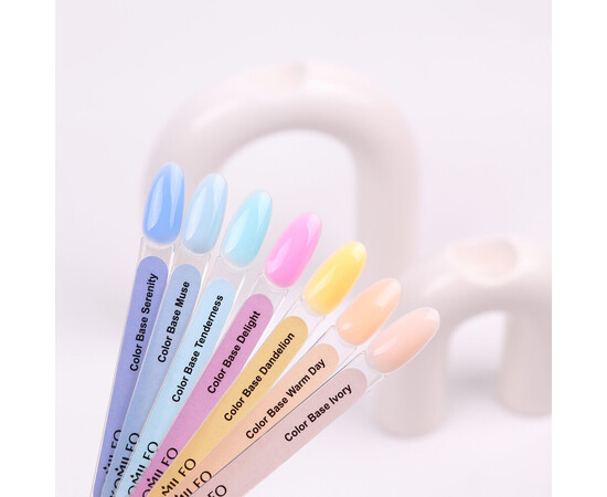 Зображення 4 База для гель-лаку Komilfo Color Base Ivory, 8 мл, Об'єм (мл, г): 8, Колір: Ivory