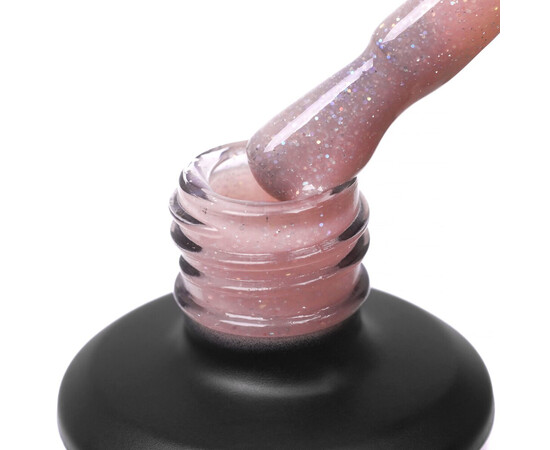 Изображение 3 Жидкий гель для наращивания с блестками Komilfo Light Gel 009, 15 мл, Объем (мл, г): 15, Цвет: 009
