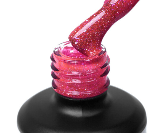 Изображение 3 Жидкий гель для наращивания с блестками Komilfo Light Gel 012, 15 мл, Объем (мл, г): 15, Цвет: 012