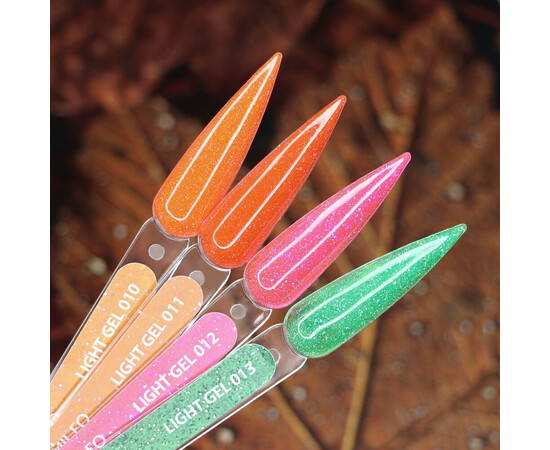 Изображение 4 Жидкий гель для наращивания с блестками Komilfo Light Gel 013, 15 мл, Объем (мл, г): 15, Цвет: 013