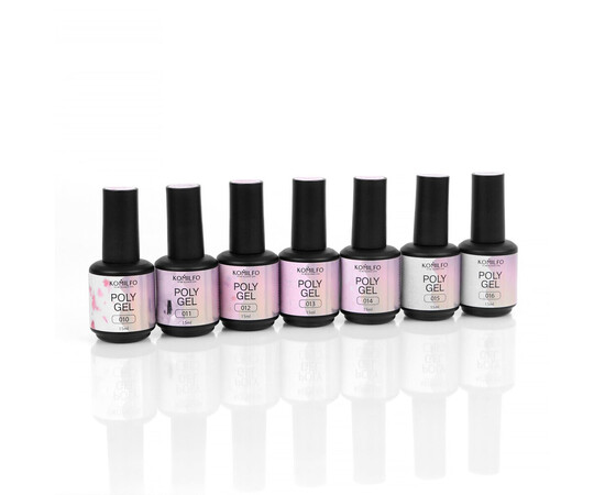 Изображение 5 Жидкий гель с поталью Komilfo PolyGel 016, 15 мл, Объем (мл, г): 15, Цвет: 016