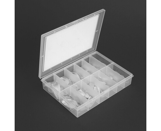 Зображення 5 Верхні форми Komilfo SoFast Nail Forms Almond миндаль, 240 шт