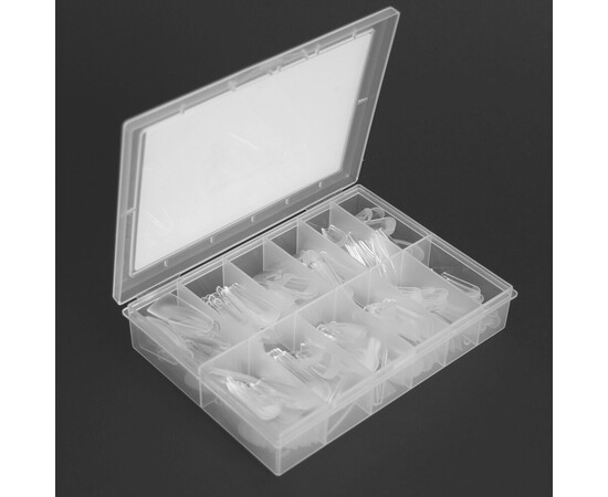 Зображення 5 Верхні форми Komilfo SoFast Nail Forms Ballerina Long балерина довгі, 240 шт