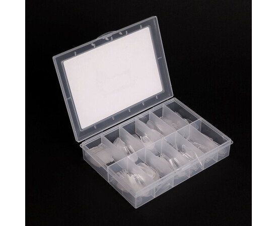 Зображення 5 Верхні форми Komilfo SoFast Nail Forms Ballerina Medium балерина середні, 240 шт