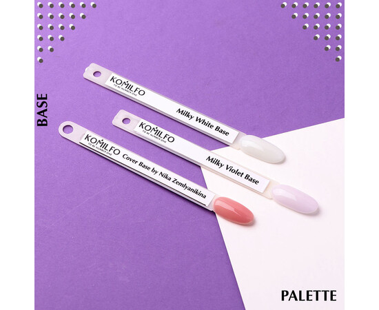 Зображення 2 База для гель-лаку Komilfo Milky White Base, 8 мл, Об'єм (мл, г): 8