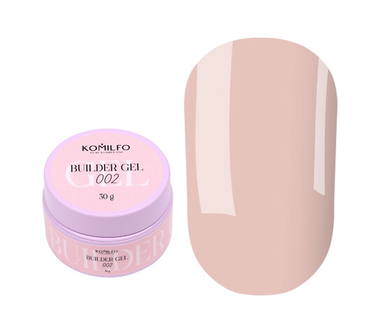 Изображение 2 Гель для наращивания Komilfo Builder Gel 002, 30 г, Объем (мл, г): 30, Цвет: 002