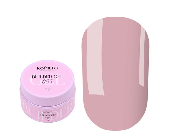 Изображение 2 Гель для наращивания Komilfo Builder Gel 005, 15 г, Объем (мл, г): 15, Цвет: 005