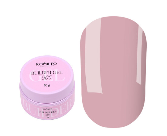 Изображение 2 Гель для наращивания Komilfo Builder Gel 005, 30 г, Объем (мл, г): 30, Цвет: 005