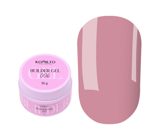 Изображение 2 Гель для наращивания Komilfo Builder Gel 006, 30 г, Объем (мл, г): 30, Цвет: 006