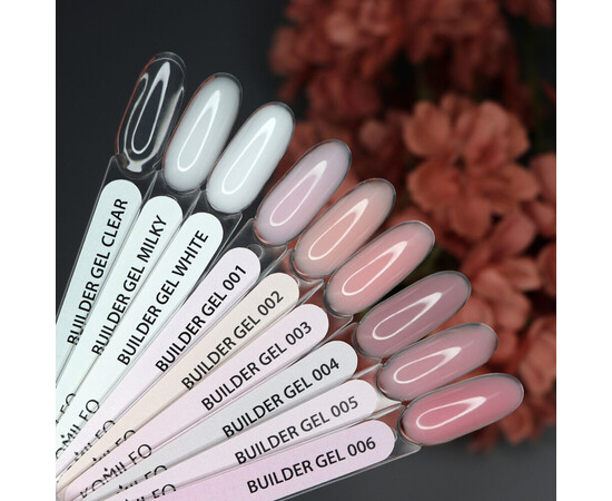 Изображение 4 Гель для наращивания Komilfo Builder Gel Clear, 15 г, Объем (мл, г): 15, Цвет: clear