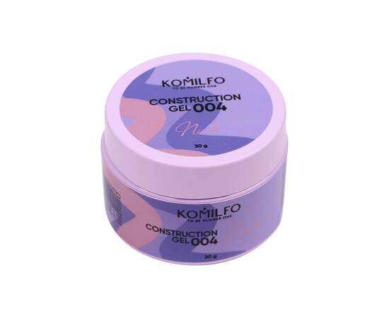 Зображення 2 Гель для донарощування Komilfo Construction Gel 004 Nude, 30 г, Об'єм (мл, г): 30, Колір: 004