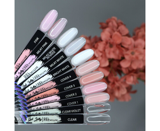 Зображення 3 Гель моделюючий Komilfo Gel Jelly Milky White, 15 г, Об'єм (мл, г): 15, Колір: Milky White