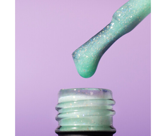 Изображение 2 База с блестками Komilfo Glance Base 004, 8 мл, Объем (мл, г): 8, Цвет: 004