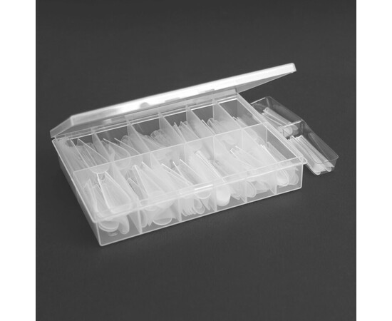 Зображення 5 Верхні форми Komilfo Top Nail Forms Long Gothic довгий готичний миндаль, 130 шт