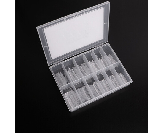 Изображение 5 Верхние формы Komilfo Acry Gel Top Nail Forms Multishape универсальные, 120 шт