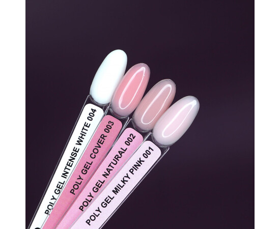 Зображення 3 Рідкий гель Komilfo PolyGel 004 Intense White, 15 мл, Об'єм (мл, г): 15, Колір: 004