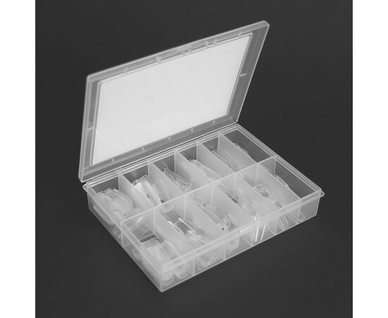 Изображение 5 Верхние формы Komilfo SoFast Nail Forms Square квадрат, 240 шт