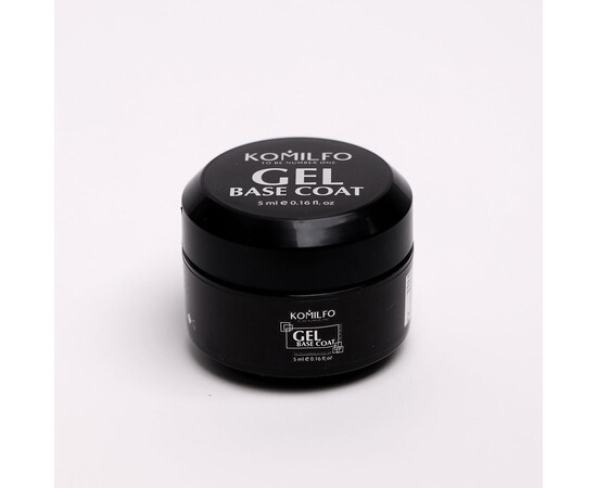Изображение 3 База-корректор для гель-лака Komilfo Gel Base Coat, гель-банка 5 мл, Объем (мл, г): 5